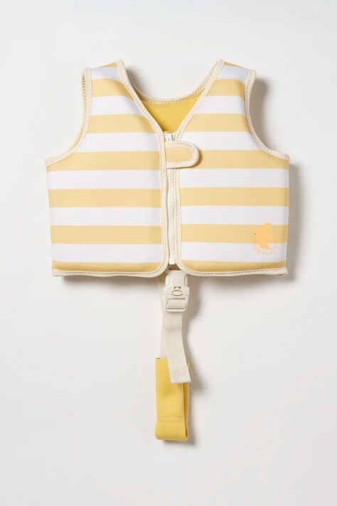 Παιδικό γιλέκο κολύμβησης SunnyLife Sammy the Seagull Mustard Stripe 2-3 years χρώμα: κίτρινο