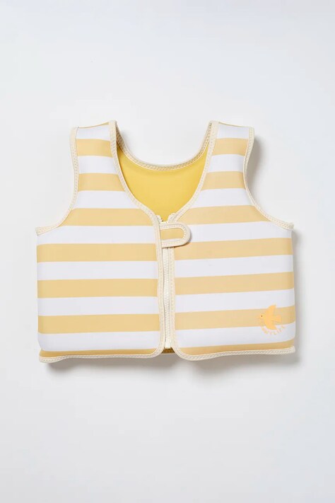 Παιδικό γιλέκο κολύμβησης SunnyLife Sammy the Seagull Mustard Stripe 3-6 years χρώμα: κίτρινο