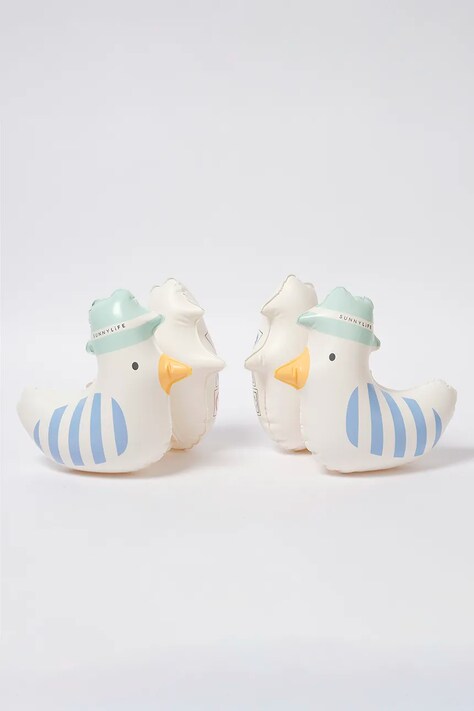 Μανίκια για μάθηση κολύμβησης SunnyLife Sammy the Seagull Blue Stripe χρώμα: πολύχρωμο