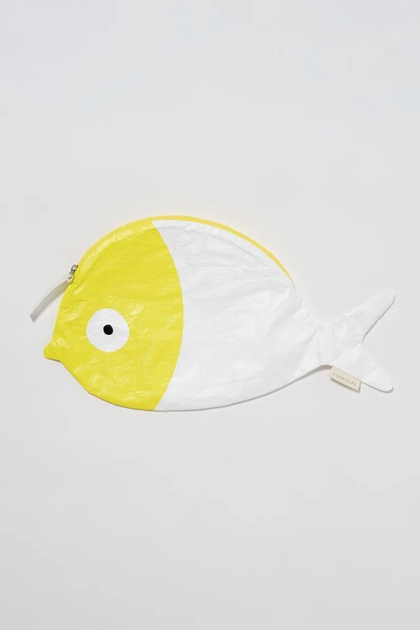 Παιδική τσάντα θαλάσσης SunnyLife Finn the Fish Neon Yellow χρώμα: κίτρινο
