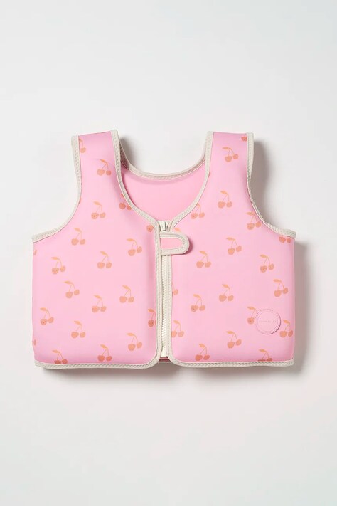 Παιδικό γιλέκο κολύμβησης SunnyLife Cotton Candy Cherry 3-6 years χρώμα: ροζ