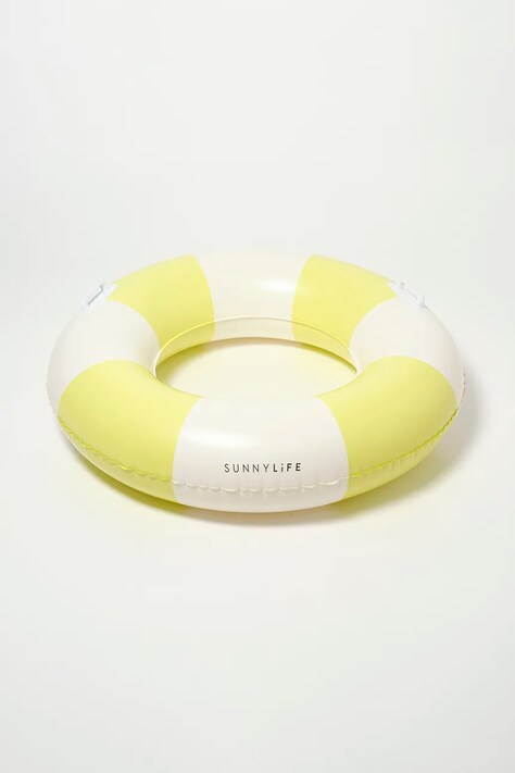 Σωσίβιο κολύμβησης SunnyLife Tides Out Citrus Stripe χρώμα: κίτρινο