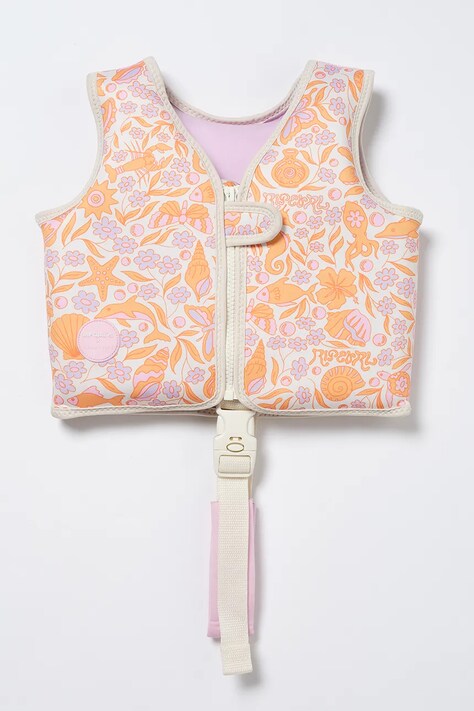 Παιδικό γιλέκο κολύμβησης SunnyLife Ocean Magic Pink x Rip Curl 1-2 years χρώμα: πολύχρωμο