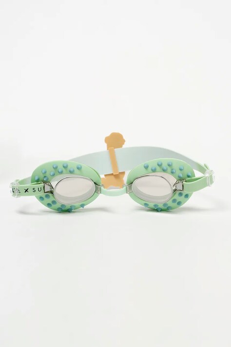 Παιδικά γυαλιά κολύμβησης SunnyLife Shred Turtle Aqua x Rip Curl χρώμα: πράσινο