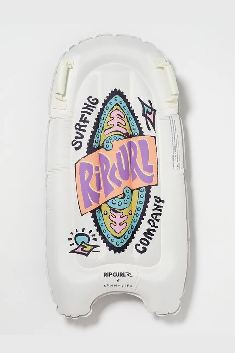 Φουσκωτό παιδικό στρώμα κολύμβησης SunnyLife Shield Surf Chalk x Rip Curl χρώμα: πολύχρωμο