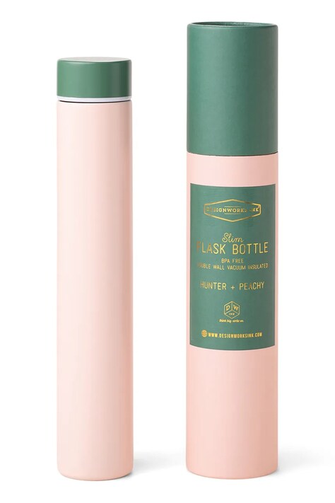 Θερμός Designworks Ink Slim Flask 236 ml χρώμα: ροζ