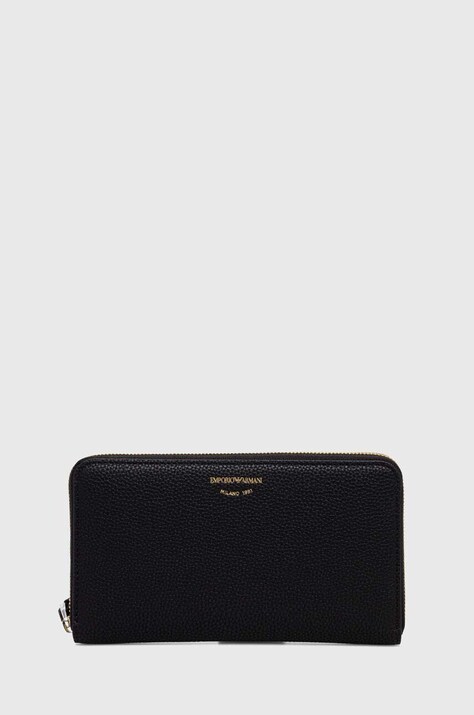 Πορτοφόλι Emporio Armani χρώμα: μαύρο