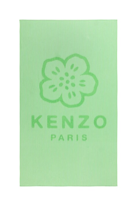 Βαμβακερή πετσέτα θαλάσσης Kenzo KHANKO Pistachio 90 x 160 cm χρώμα: πράσινο