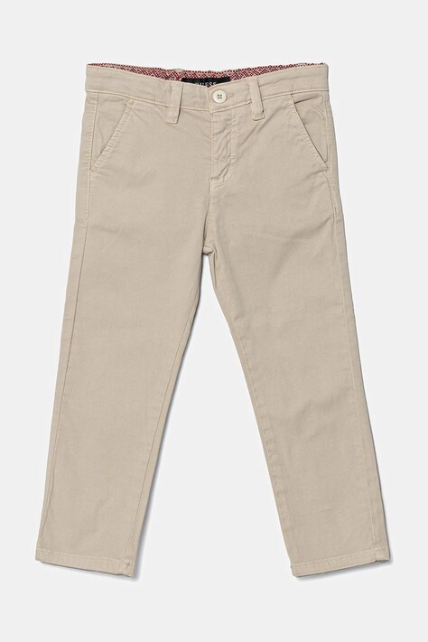 Παιδικό παντελόνι Guess χρώμα: μπεζ, N3BB00 WFPMA