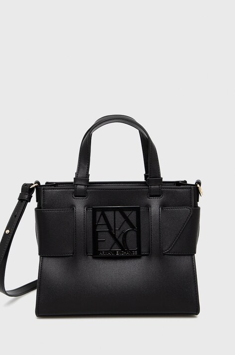 Τσάντα Armani Exchange χρώμα: μαύρο 942690 0A874 NOS
