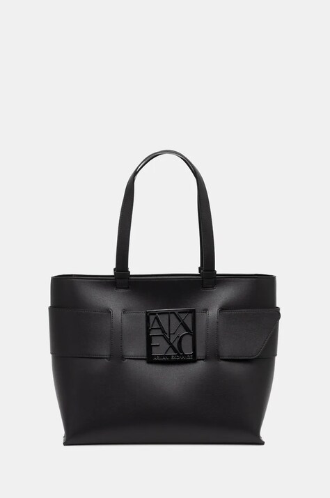 Τσάντα Armani Exchange χρώμα: μαύρο, 949138 0A874