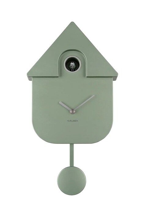 Ρολόι κούκος Karlsson Modern Cuckoo Metallic χρώμα: πολύχρωμο