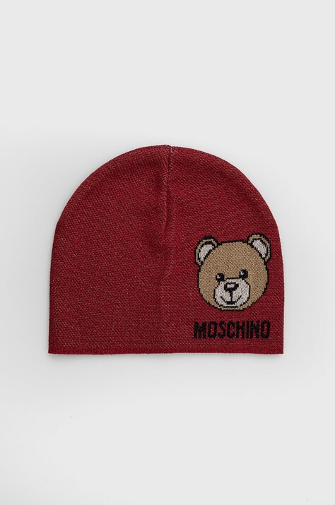 Καπέλο Moschino χρώμα: κόκκινο
