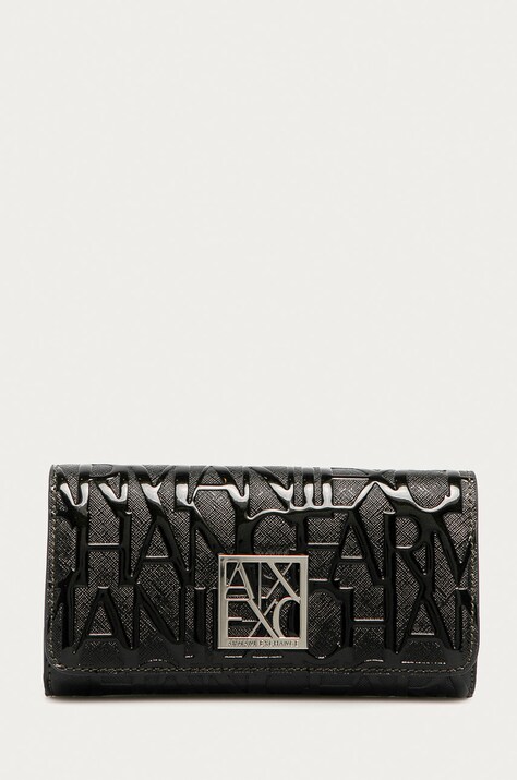 Πορτοφόλι Armani Exchange χρώμα: μαύρο 948481 CC794 NOS