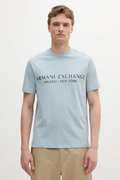 Armani Exchange βαμβακερό μπλουζάκι