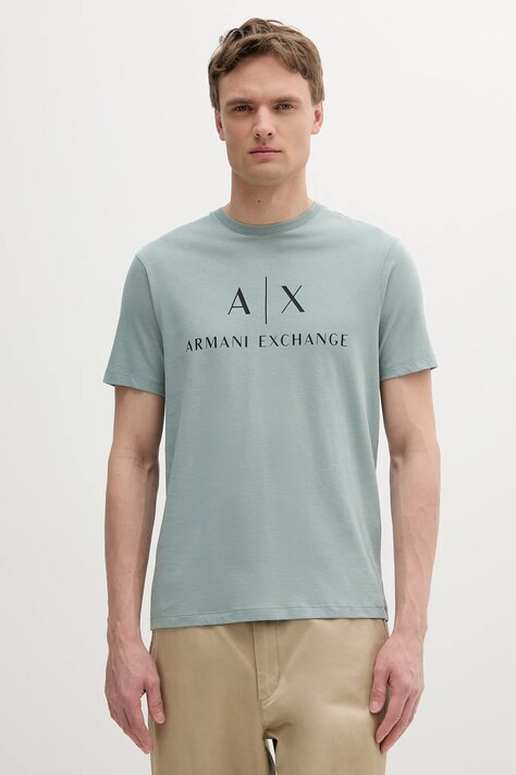 Armani Exchange βαμβακερό μπλουζάκι