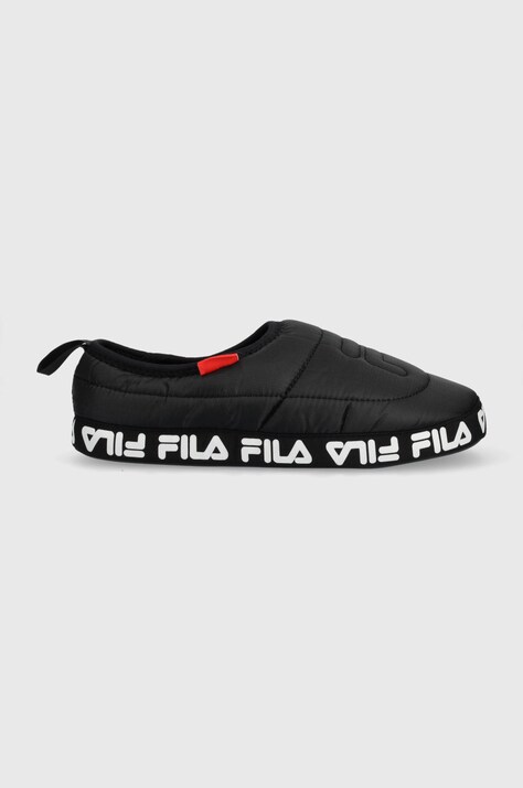 Παντόφλες Fila Comfider χρώμα: μαύρο