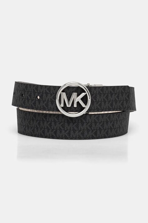 Αναστρέψιμη ζώνη MICHAEL Michael Kors χρώμα: μαύρο