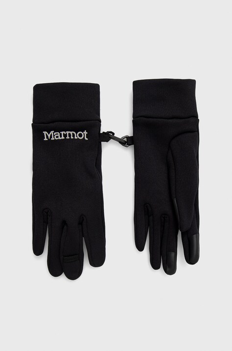 Γάντια Marmot Power Str Connect , χρώμα: μαύρο