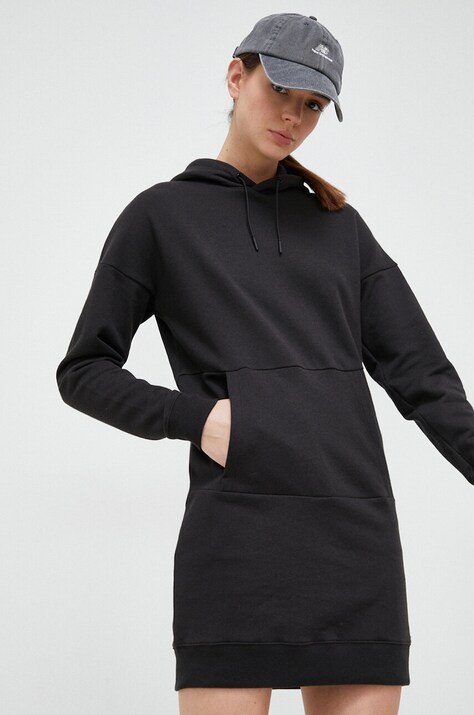 Φόρεμα Helly Hansen χρώμα: μαύρο