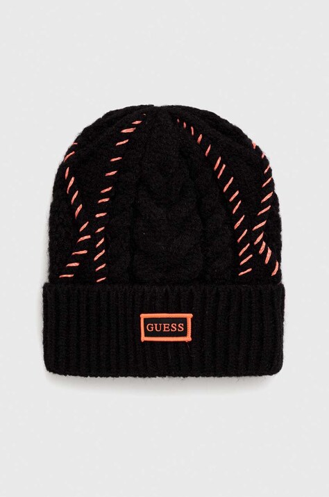 Καπέλο Guess χρώμα: μαύρο