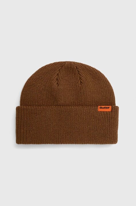 Σκούφος Butter Goods Tall Wharfie Beanie χρώμα: καφέ, BGQ3235803