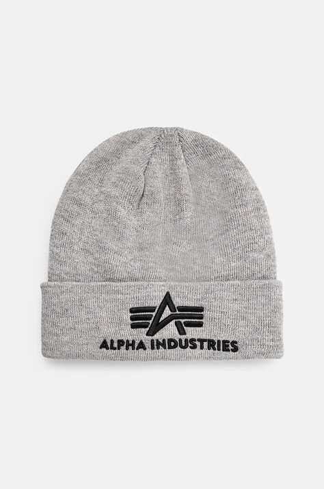 Καπέλο Alpha Industries χρώμα: γκρι