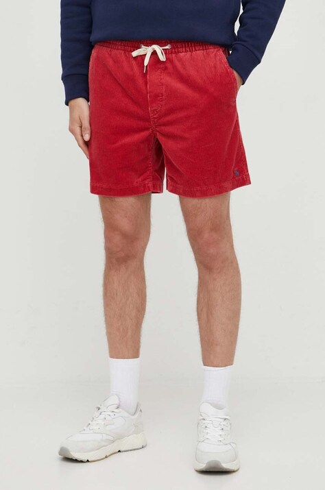 Σορτς με κορδόνι Polo Ralph Lauren χρώμα: κόκκινο