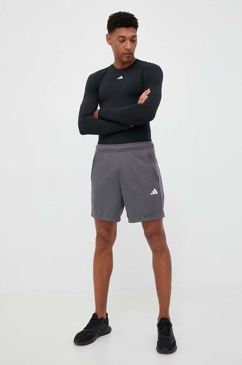 Σορτς προπόνησης adidas Performance Train Essentials χρώμα: γκρι