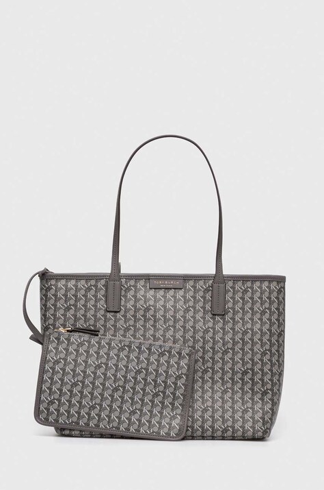 Τσάντα Tory BurchEver-Ready χρώμα: γκρι 147748.025