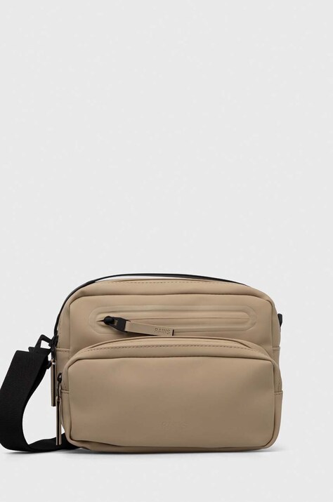 Σακίδιο Rains 14110 Crossbody Bags χρώμα: μπεζ
