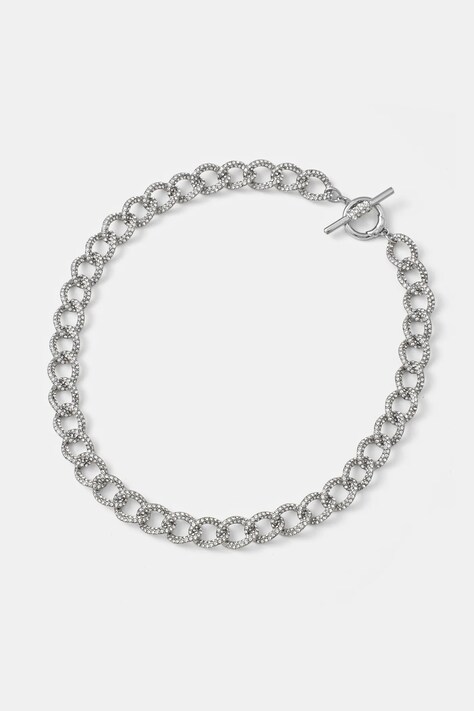Κολιέ Lauren Ralph Lauren NK 16IN PAVE CURB LINK COLLAR 14N00521