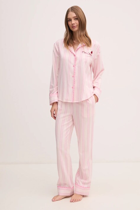 Πιτζάμα Kate Spade χρώμα: ροζ, KSI92723