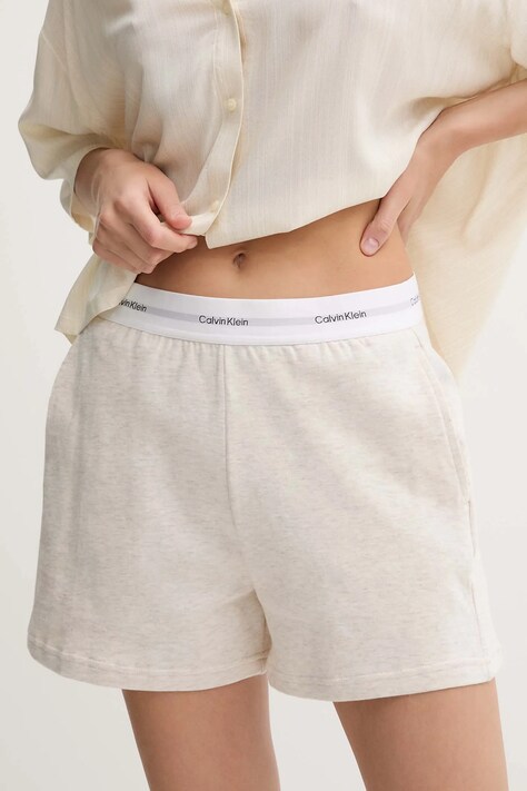 Σορτς πιτζάμας Calvin Klein Underwear χρώμα: μαύρο, 000QS7275E