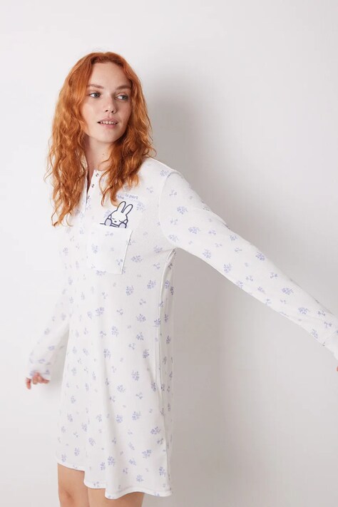Νυχτικό women'secret Miffy χρώμα: μπεζ, 4448045