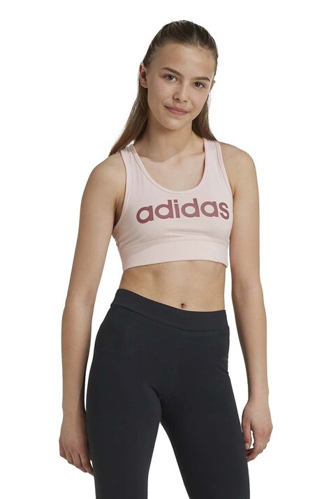 Παιδικό σουτιέν adidas SPORTY STREET χρώμα: ροζ, JF8749