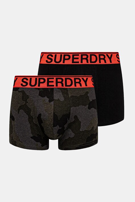 Μποξεράκια Superdry 2-pack χρώμα: μαύρο, M3110461A-CS4