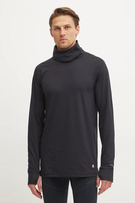 Λειτουργικό μακρυμάνικο πουκάμισο Burton Midweight Base Layer χρώμα: μαύρο, 132031