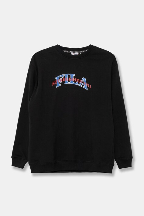 Παιδική μπλούζα Fila LOTTE χρώμα: μαύρο, FAT0582