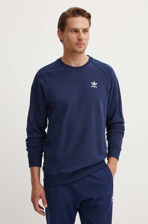 Βαμβακερή μπλούζα adidas Originals χρώμα: ναυτικό μπλε, IX7678