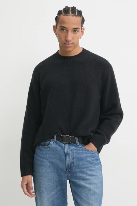 Πουλόβερ Abercrombie & Fitch χρώμα: μαύρο, KI120-4191
