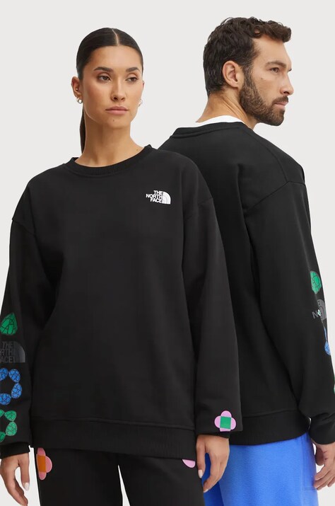 Βαμβακερή μπλούζα The North Face TNF x Yinka Ilori χρώμα: μαύρο, NF0A89C5JK31