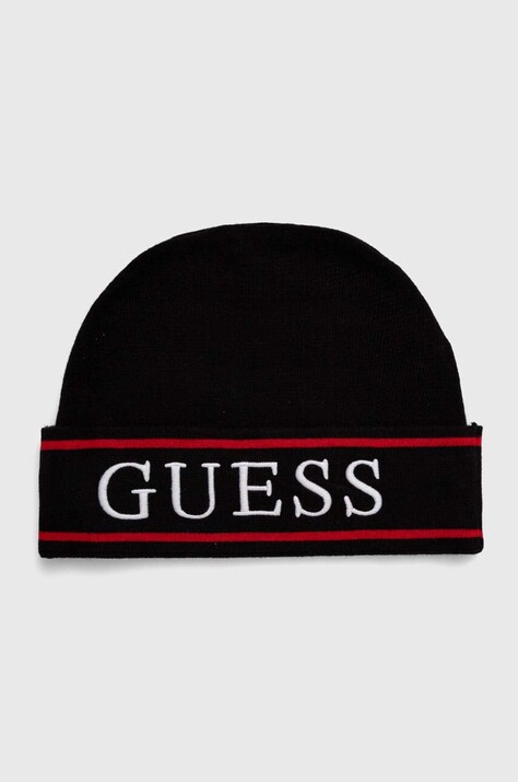 Παιδικός σκούφος Guess χρώμα: μαύρο, L4YZ00 Z3GW0