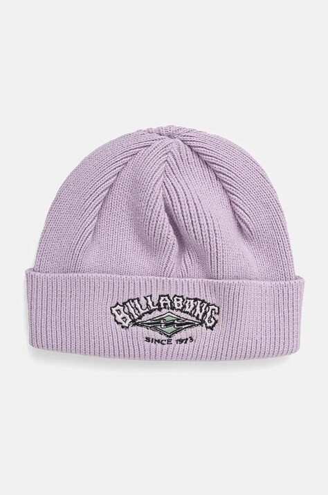 Καπέλο Billabong 73 High Beanie χρώμα: μοβ, ABJHA00271