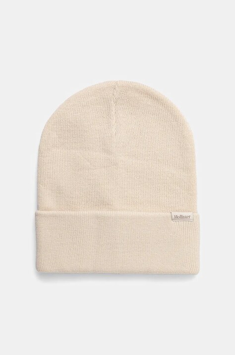 Καπέλο Hollister Co. χρώμα: μπεζ, KI312-4035