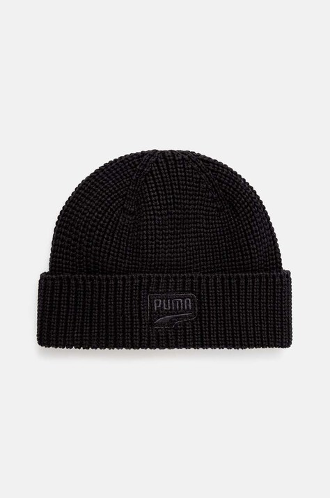 Βαμβακερό καπέλο Puma RE:Collection DT Beanie χρώμα: μαύρο, 025496