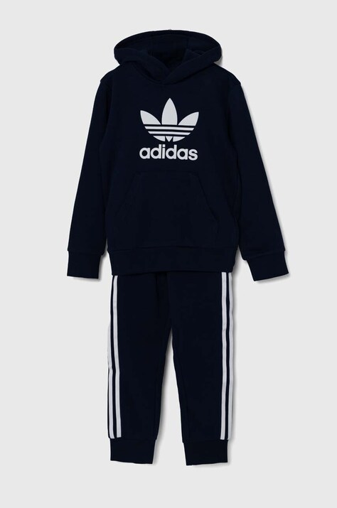 Παιδική φόρμα adidas Originals HOODIE SET χρώμα: ναυτικό μπλε, IY4788