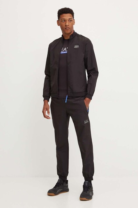Φόρμα EA7 Emporio Armani χρώμα: μαύρο, PNHDZ.6DPV01