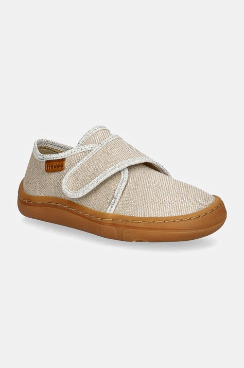 Παιδικές παντόφλες Froddo BAREFOOT SLIPPERS χρώμα: χρυσαφί, G1700408