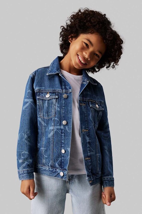 Παιδικό τζιν μπουφάν Calvin Klein Jeans IB0IB02167